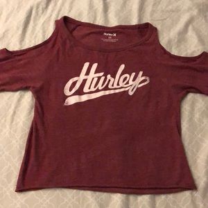 Hurley Top - Dark Red 3/4 Sleeve